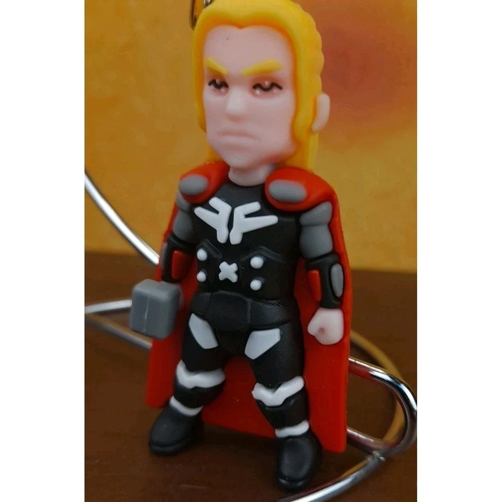 Avengers Marvel Thor 3D PVC Keychain‎ Backpack Clip New 8